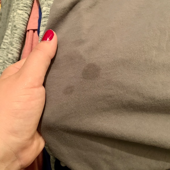 Charcoal Gray Maternity T-Shirt - Picture 3 of 3